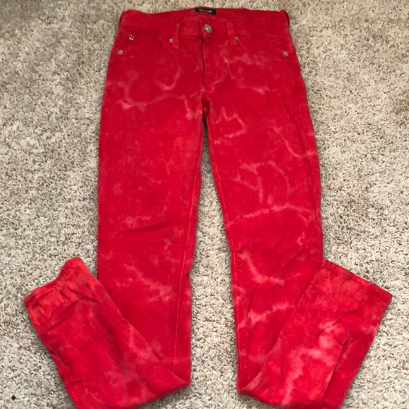 Hudson Jeans Pants - Red Hudson skinny jeans